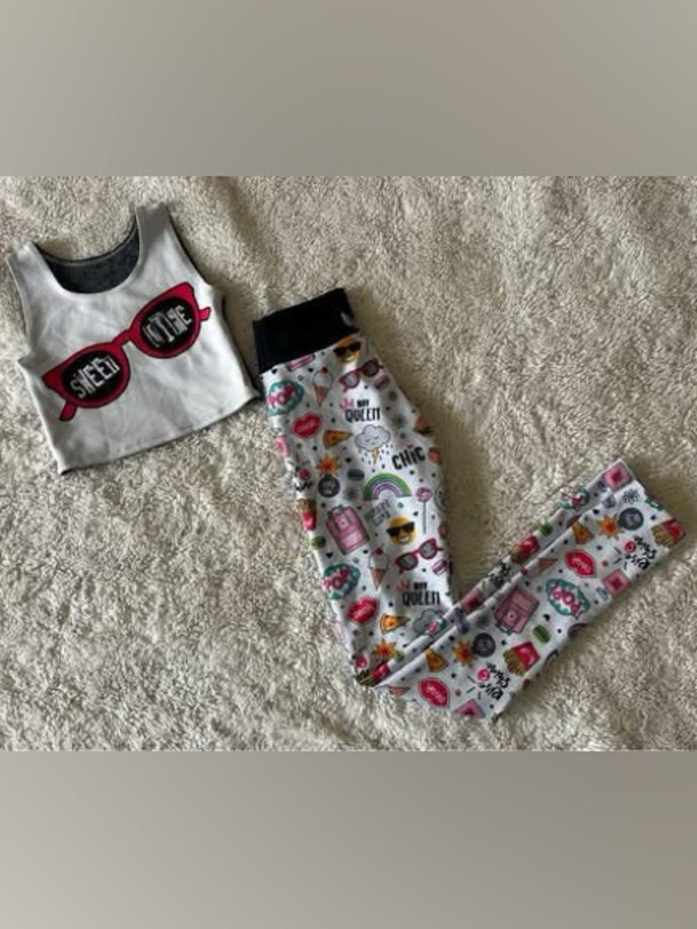 Sugar LuLu New Two Piece Set Size YL/YM